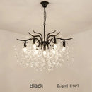 GobekUsa Crystal LED Chandelier: Luxury Indoor Lighting for Home, Kitchen, Living Room