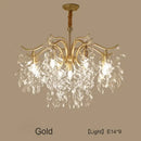 GobekUsa Crystal LED Chandelier: Luxury Indoor Lighting for Home, Kitchen, Living Room