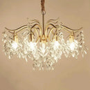GobekUsa Crystal LED Chandelier: Luxury Indoor Lighting for Home, Kitchen, Living Room