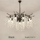 GobekUsa Crystal LED Chandelier: Luxury Indoor Lighting for Home, Kitchen, Living Room