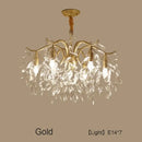 GobekUsa Crystal LED Chandelier: Luxury Indoor Lighting for Home, Kitchen, Living Room