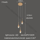 GobekUsa Gold LED Staircase Chandelier | Luxury Large Living Room Pendant Lamp
