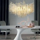 GobekUsa Gold Money Tree Crystal Chandelier for Bedroom Living Dining Room Luxury Lighting