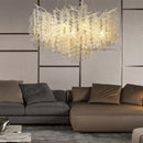 GobekUsa Gold Money Tree Crystal Chandelier for Bedroom Living Dining Room Luxury Lighting