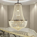 GobekUsa Crystal LED Chandelier for Living & Dining Room Luxury