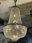 GobekUsa Crystal LED Chandelier for Living & Dining Room Luxury