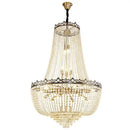 GobekUsa Crystal LED Chandelier for Living & Dining Room Luxury