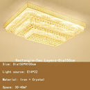 GobekUsa Crystal LED Chandelier: Light Luxury Ceiling Lamps for Living Room, Bedroom, Kitchen, Hotel