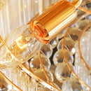 GobekUsa Crystal LED Chandelier: Light Luxury Ceiling Lamps for Living Room, Bedroom, Kitchen, Hotel