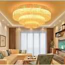 GobekUsa Crystal LED Chandelier: Light Luxury Ceiling Lamps for Living Room, Bedroom, Kitchen, Hotel
