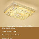 GobekUsa Crystal LED Chandelier: Light Luxury Ceiling Lamps for Living Room, Bedroom, Kitchen, Hotel