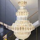 GobekUsa Crystal Chandelier: Villa High Living Room Luxury Lighting