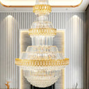 GobekUsa Crystal Chandelier: Villa High Living Room Luxury Lighting