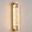 GobekUsa Crystal Wall Lamp for Living Room TV Background, Light Luxury Bedroom Bedside, Villa Stair