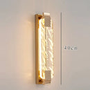 GobekUsa Crystal Wall Lamp for Living Room TV Background, Light Luxury Bedroom Bedside, Villa Stair