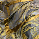 GobekUsa Brocade Satin Jacquard Luxury Cotton Bedding Set - Duvet Cover, Sheet, Pillowcases
