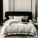 GobekUsa Brocade Satin Jacquard Luxury Cotton Bedding Set - Duvet Cover, Sheet, Pillowcases