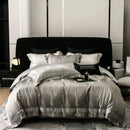 GobekUsa Brocade Satin Jacquard Luxury Cotton Bedding Set - Duvet Cover, Sheet, Pillowcases