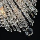 GobekUsa Crystal Led Chandelier: Small Luxury Gold/Silver Ceiling Light for Home Living Room Hallway