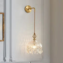 GobekUsa Crystal Glass LED Wall Sconce - Luxury French Stair Light for Home Decor