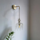 GobekUsa Crystal Glass LED Wall Sconce - Luxury French Stair Light for Home Decor
