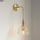 GobekUsa Crystal Glass LED Wall Sconce - Luxury French Stair Light for Home Decor