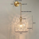 GobekUsa Crystal Glass LED Wall Sconce - Luxury French Stair Light for Home Decor