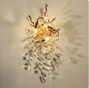 GobekUsa Golden Branch Ceiling Crystal Chandelier – Luxury Indoor Lighting Fixture