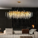 GobekUsa Crystal Tassel LED Chandeliers for Luxury Home Decor