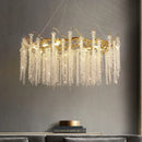 GobekUsa Crystal Tassel LED Chandeliers for Luxury Home Decor