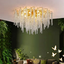 GobekUsa Crystal Tassel LED Chandeliers for Luxury Home Decor