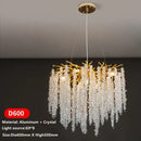 GobekUsa Crystal Tassel LED Chandeliers for Luxury Home Decor