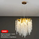 GobekUsa Crystal Tassel LED Chandeliers for Luxury Home Decor