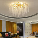 GobekUsa Crystal Tassel LED Chandeliers for Luxury Home Decor