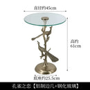 GobekUsa Brass Bird Side Table - Luxury Living Room Sofa Table for Creative Home Decor