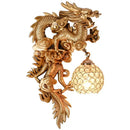GobekUsa Dragon Phoenix Wall Light: Luxury Decor for Living Room, Bedroom, Staircase