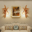 GobekUsa Dragon Phoenix Wall Light: Luxury Decor for Living Room, Bedroom, Staircase