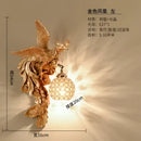 GobekUsa Dragon Phoenix Wall Light: Luxury Decor for Living Room, Bedroom, Staircase