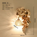 GobekUsa Dragon Phoenix Wall Light: Luxury Decor for Living Room, Bedroom, Staircase