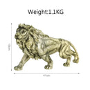 GobekUsa Golden Leopard Resin Panther Figurine: Luxury Home Office Decor & Gift