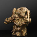GobekUsa Golden Leopard Resin Panther Figurine: Luxury Home Office Decor & Gift