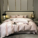 GobekUsa Egyptian Cotton Bedding Set - Solid Color Sheet Pillowcase Duvet Cover