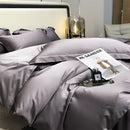 GobekUsa Egyptian Cotton Bedding Set - Solid Color Sheet Pillowcase Duvet Cover