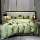 GobekUsa Egyptian Cotton Bedding Set - Solid Color Sheet Pillowcase Duvet Cover
