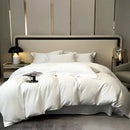 GobekUsa Egyptian Cotton Bedding Set - Solid Color Sheet Pillowcase Duvet Cover