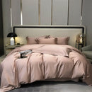 GobekUsa Egyptian Cotton Bedding Set - Solid Color Sheet Pillowcase Duvet Cover