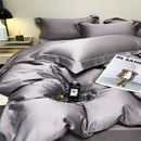 GobekUsa Egyptian Cotton Bedding Set - Solid Color Sheet Pillowcase Duvet Cover