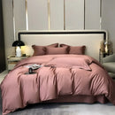 GobekUsa Egyptian Cotton Bedding Set - Solid Color Sheet Pillowcase Duvet Cover