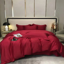 GobekUsa Egyptian Cotton Bedding Set - Solid Color Sheet Pillowcase Duvet Cover