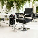 Luxury Height-Adjustable Barber Chair With 360-Degree Swivel (SAK64103) by SAKSBY WHOLESALE